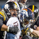 Denver Broncos quarterback Brock Ostweiler is mauled by Steelers defenders during the teams’ regular season matchup, which Pittsburgh won 34-27. (Photo: Pittsburgh Steelers)